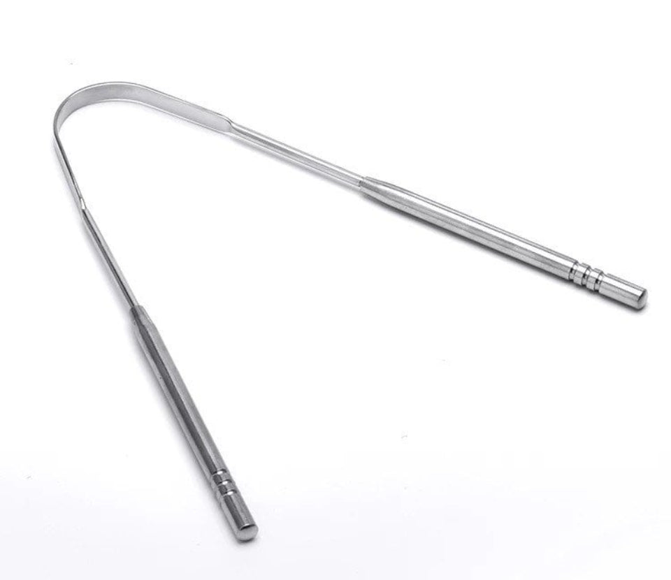 Tongue Scrapper l Stainless Steel Tongue Scrapper l Zero Waste Tongue Scrapper