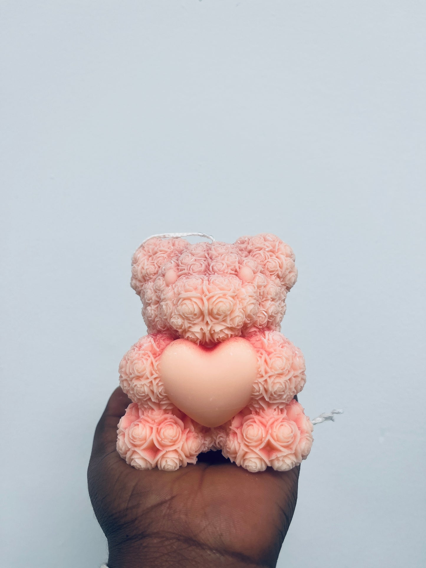 Scented Rose Bear Candle