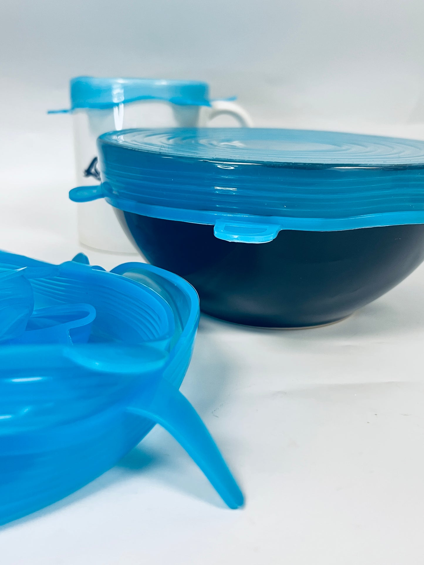6pcs Food cover - Silicone Reusable Food Cover