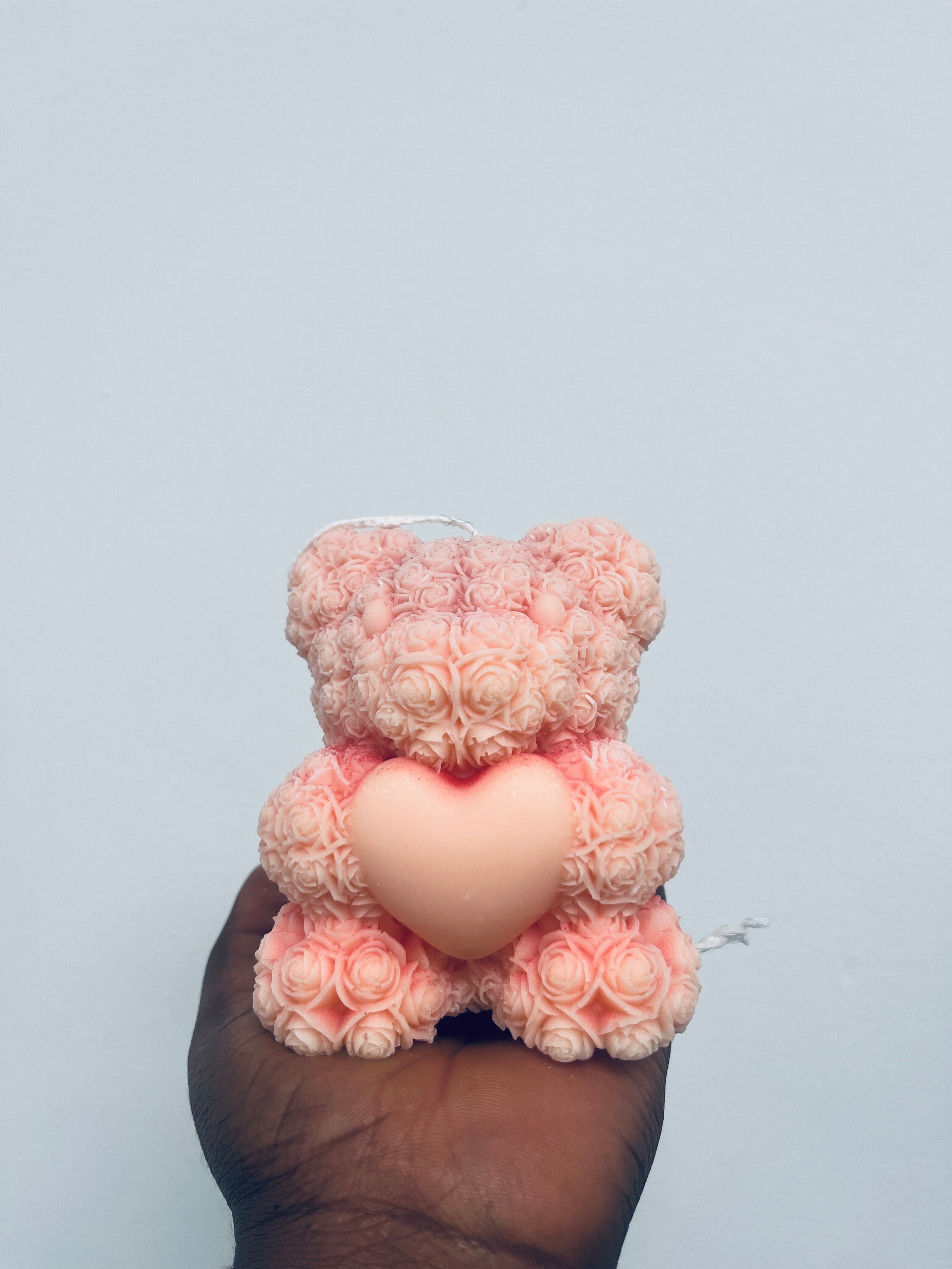 Scented Rose Bear Candle