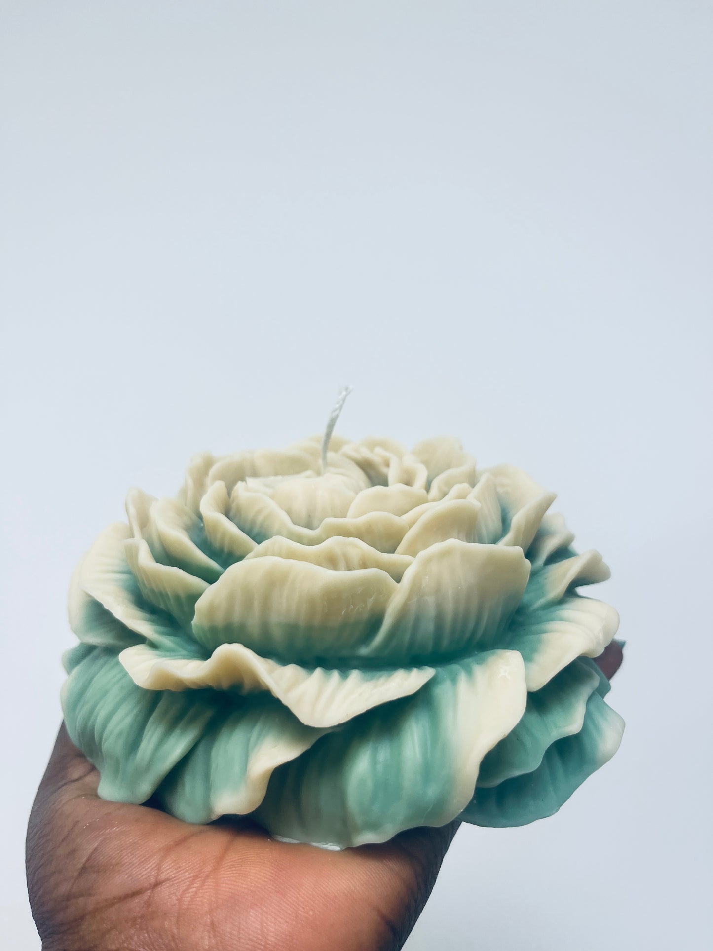 Large Rose Petal Candle