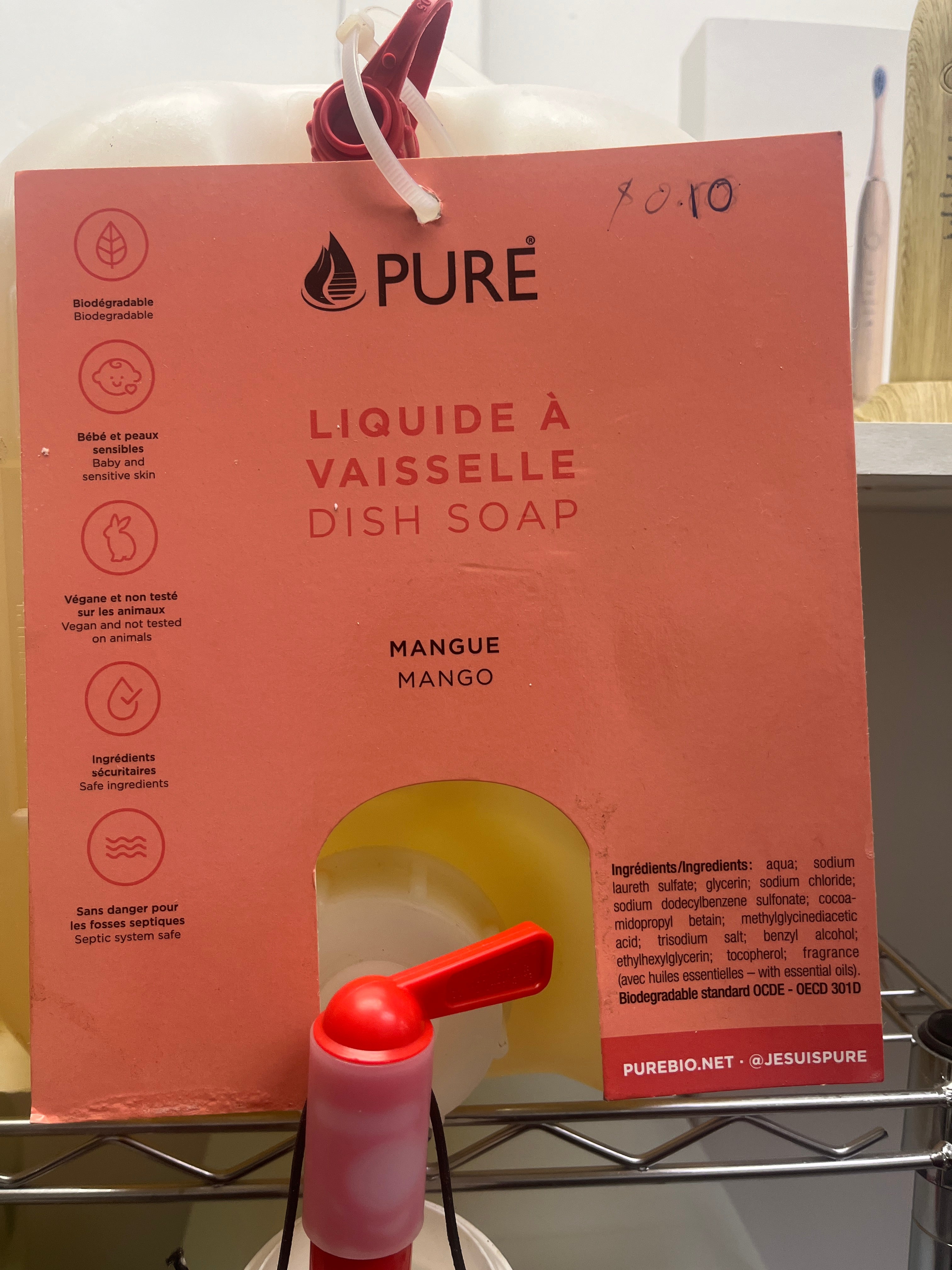 500g Dish Soap l Bulk Refill Dish Soap l Dish Soap bulk refill