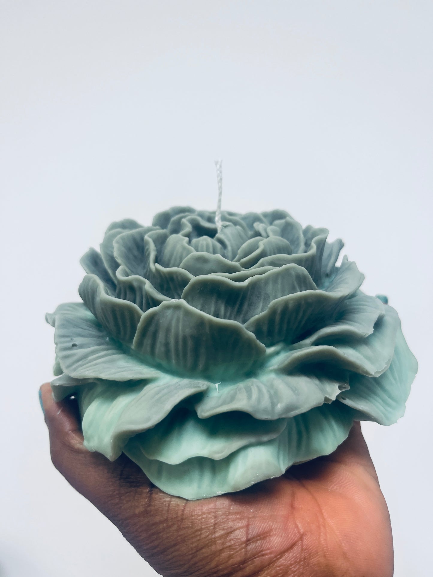 Large Rose Petal Candle
