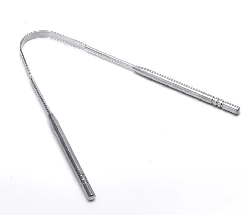 Tongue Scrapper l Stainless Steel Tongue Scrapper l Zero Waste Tongue Scrapper