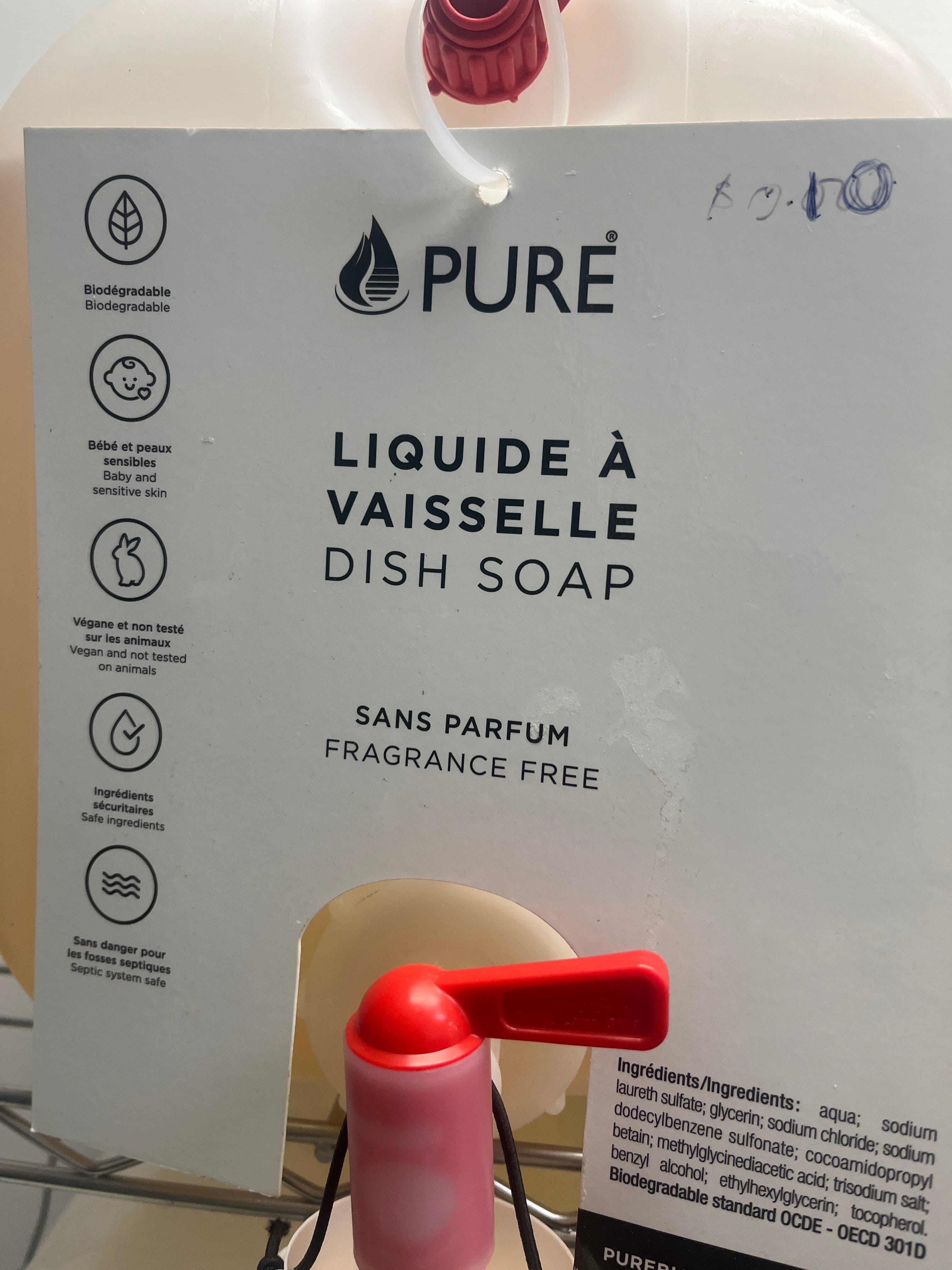 500g Dish Soap l Bulk Refill Dish Soap l Dish Soap bulk refill