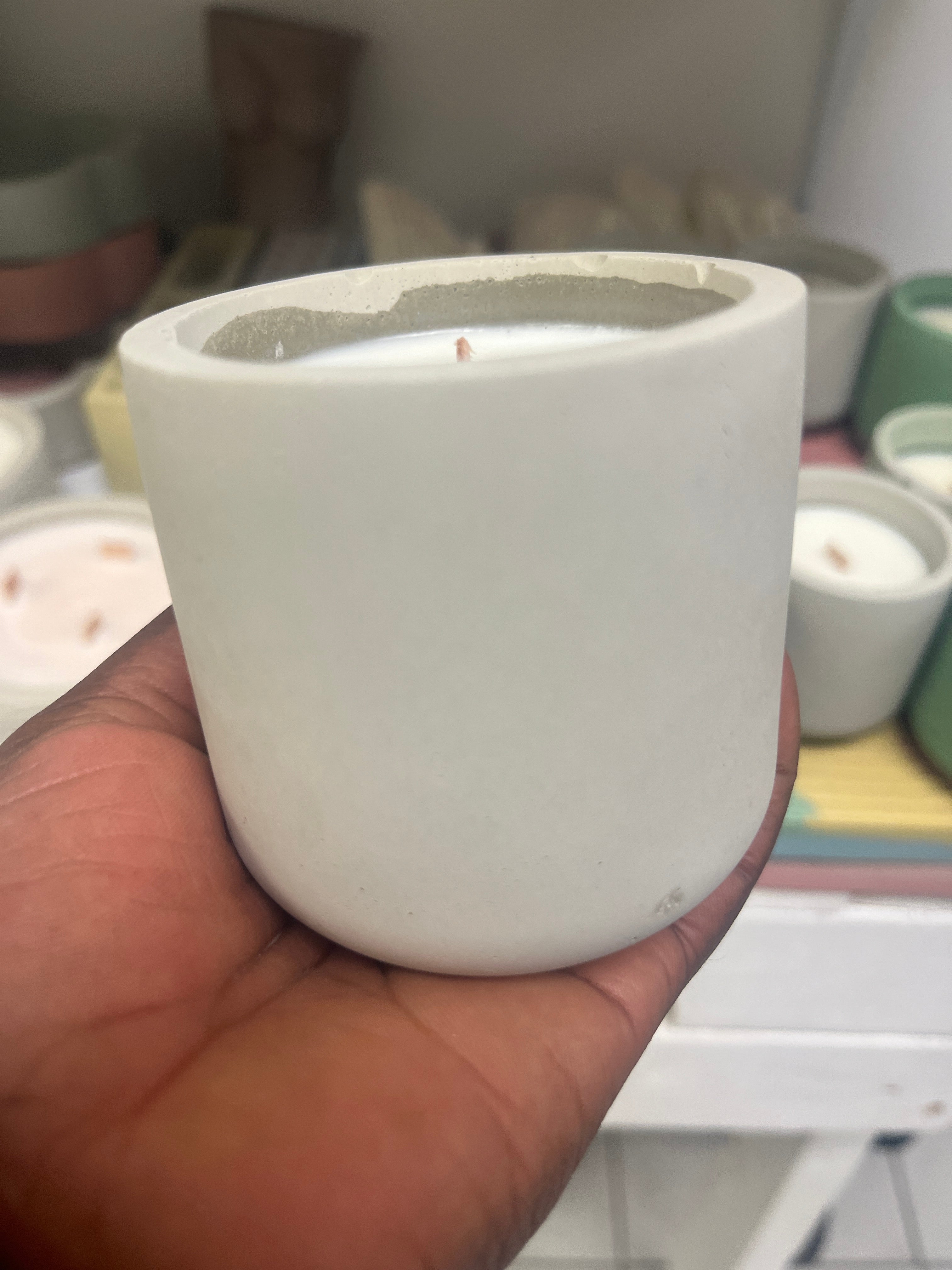 6oz Coconut Apricots Candle l Mildly Scented Slow-burn Natural Candle l Natural Candle l Flameless Candle