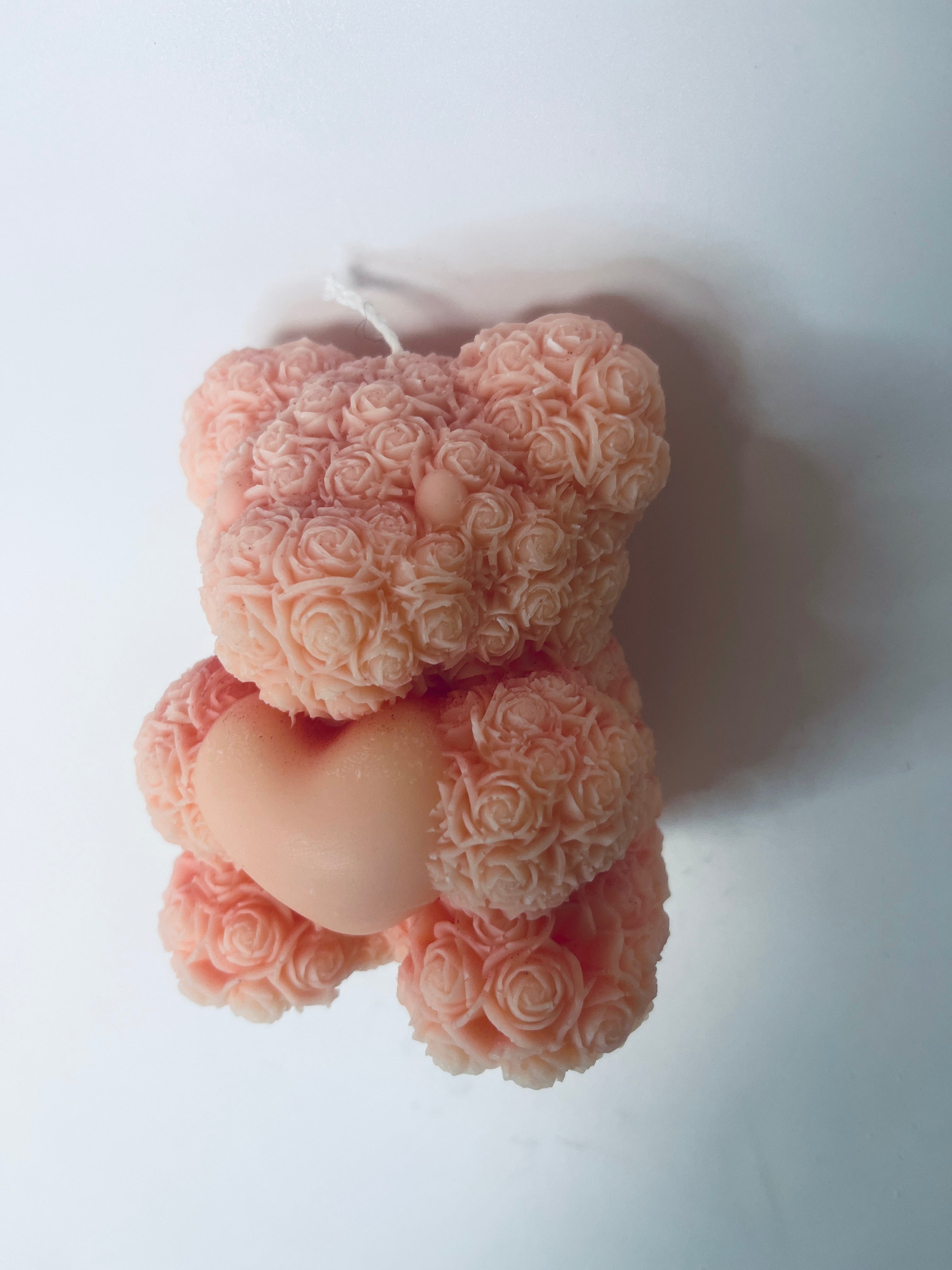 Rose Teddy Bear Candle