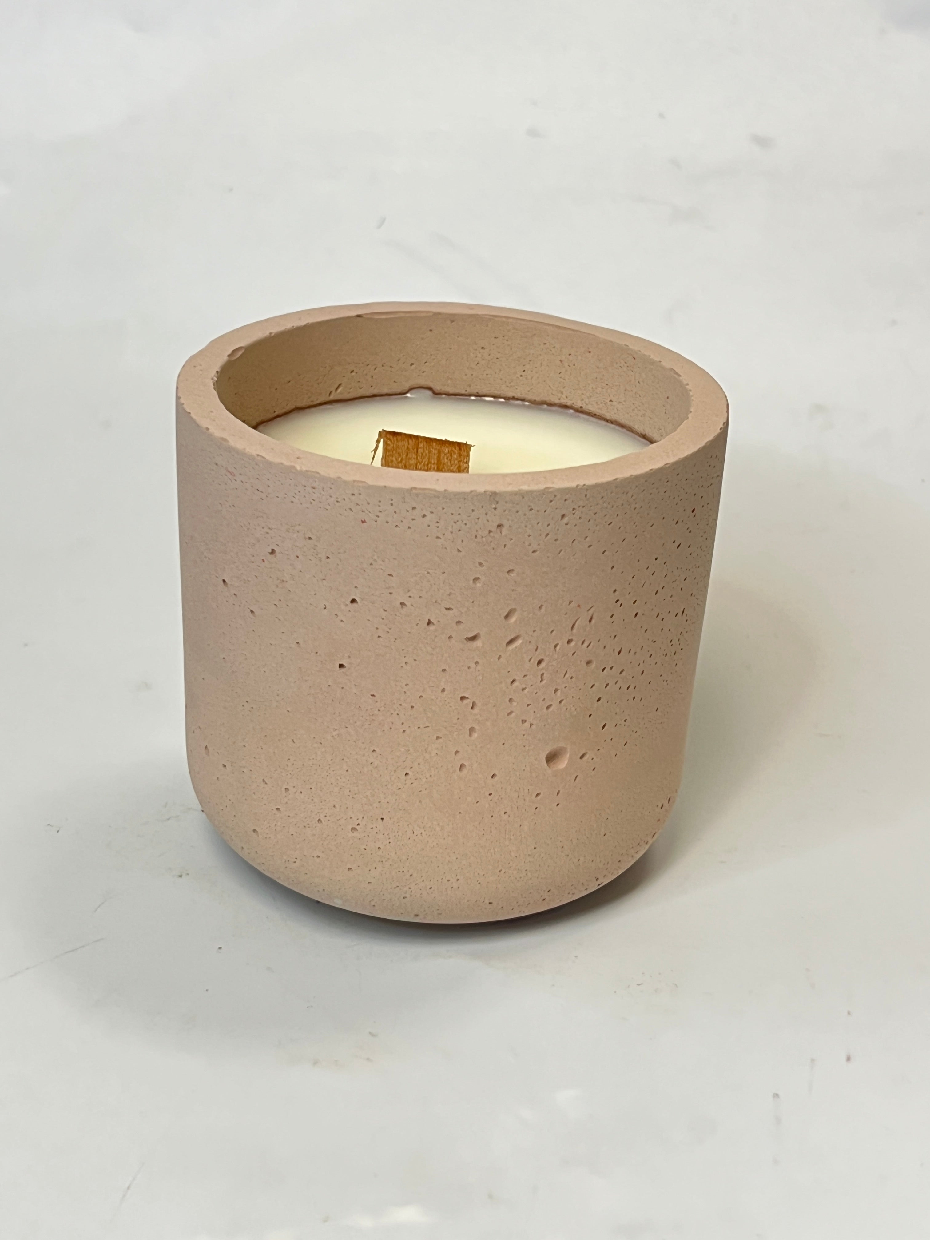 6oz Coconut Apricots Candle l Mildly Scented Slow-burn Natural Candle l Natural Candle l Flameless Candle