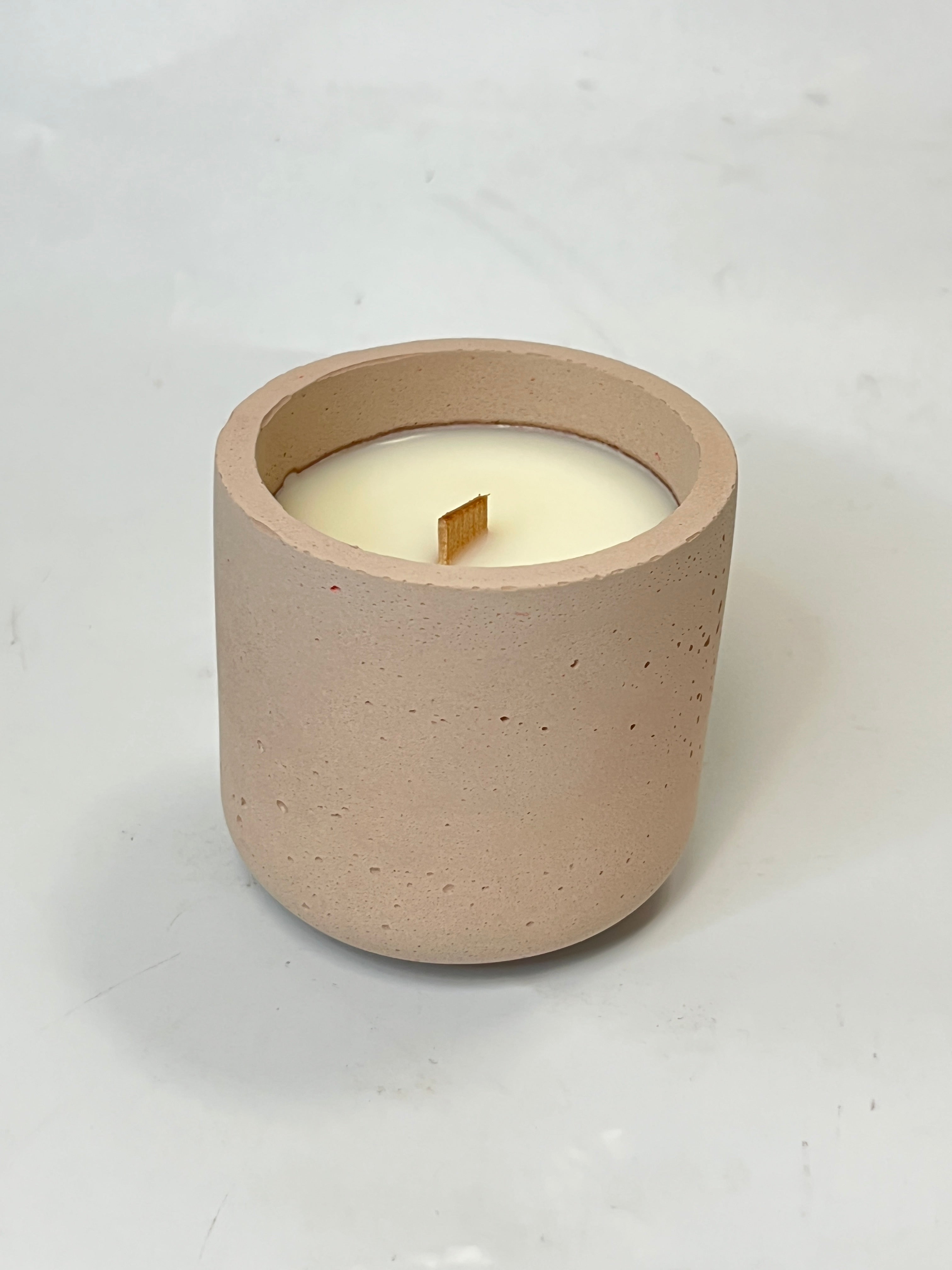 6oz Coconut Apricots Candle l Mildly Scented Slow-burn Natural Candle l Natural Candle l Flameless Candle