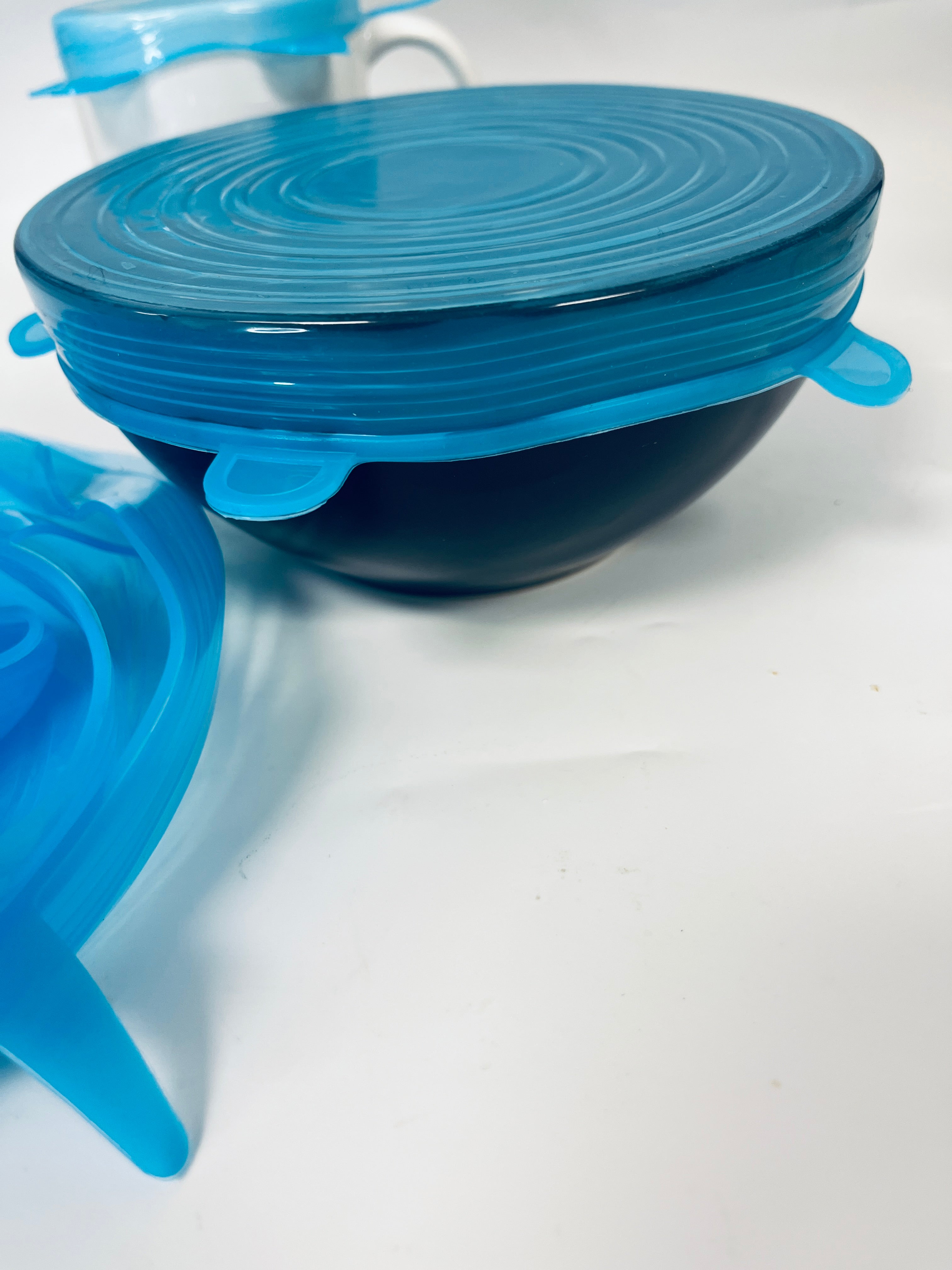 6pcs Food cover - Silicone Reusable Food Cover