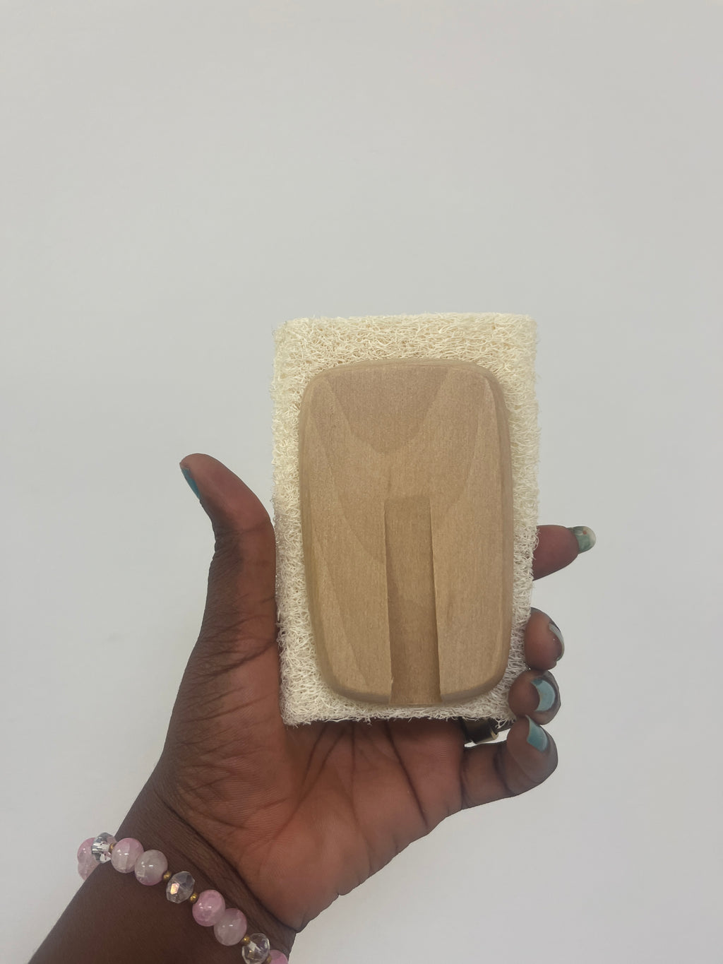 Loofah on a Detachable stick