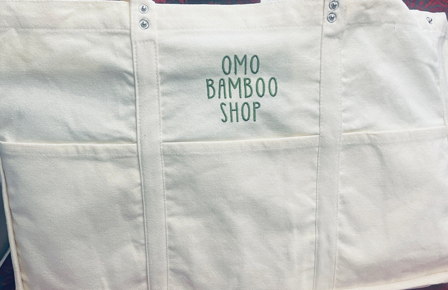 Extra Large Tote Shopping Bag with 6 side pockets