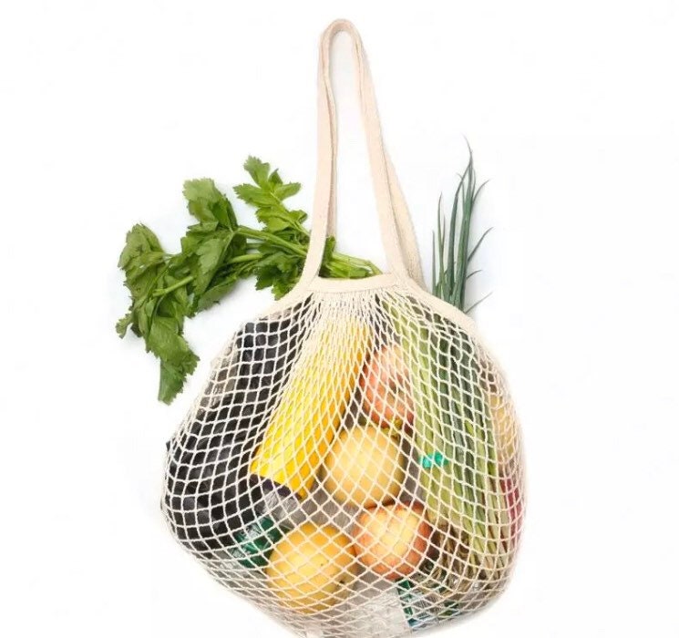 Shoulder length String Market Bag