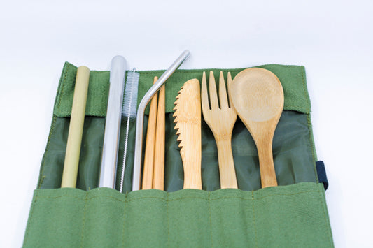 Zero Waste Wooden Cutlery Set l Bamboo Cutlery Set