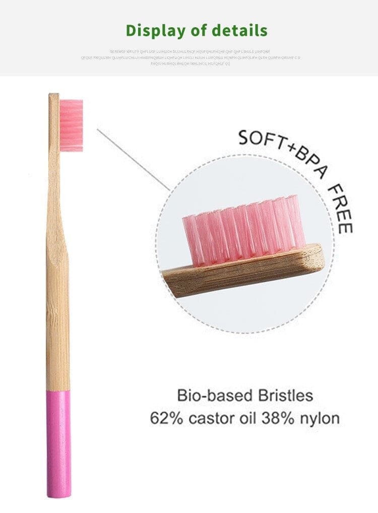 Zero Waste Kids Fun Bamboo Toothbrushes