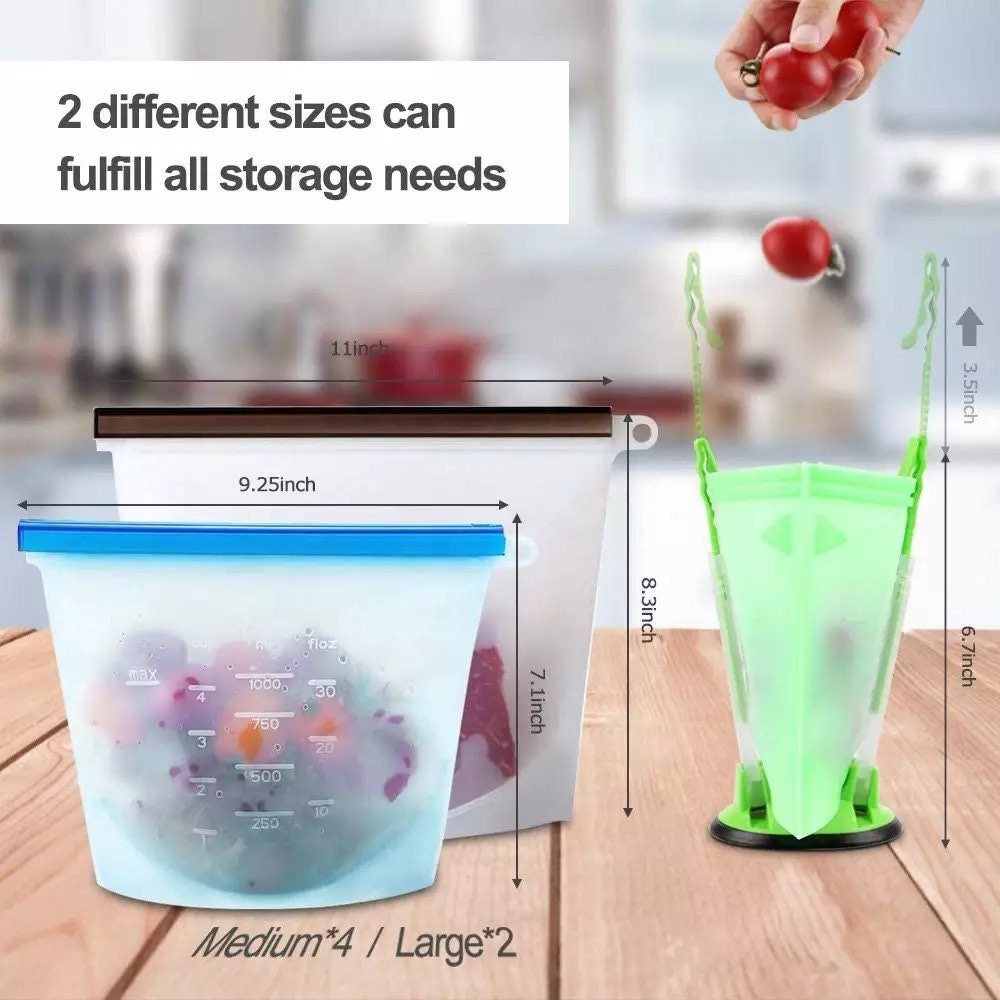 Zero Waste Reusable Freezer Bag