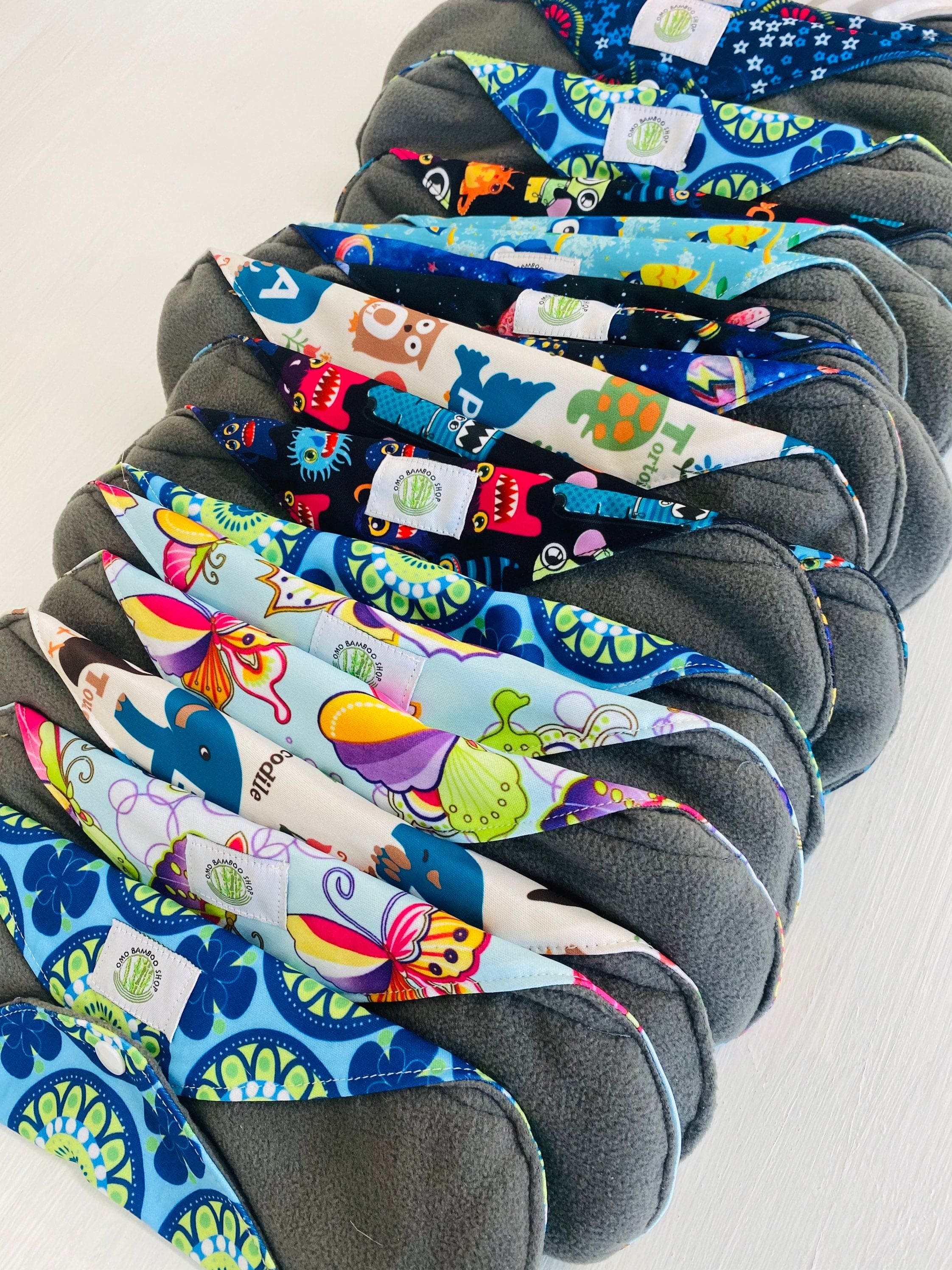 Large Reusable Sanitary Pads l Reusable Sanitary Pad Large l Natural Sanitary Pad l Bamboo Sanitary Pad l Pad for heavy flow