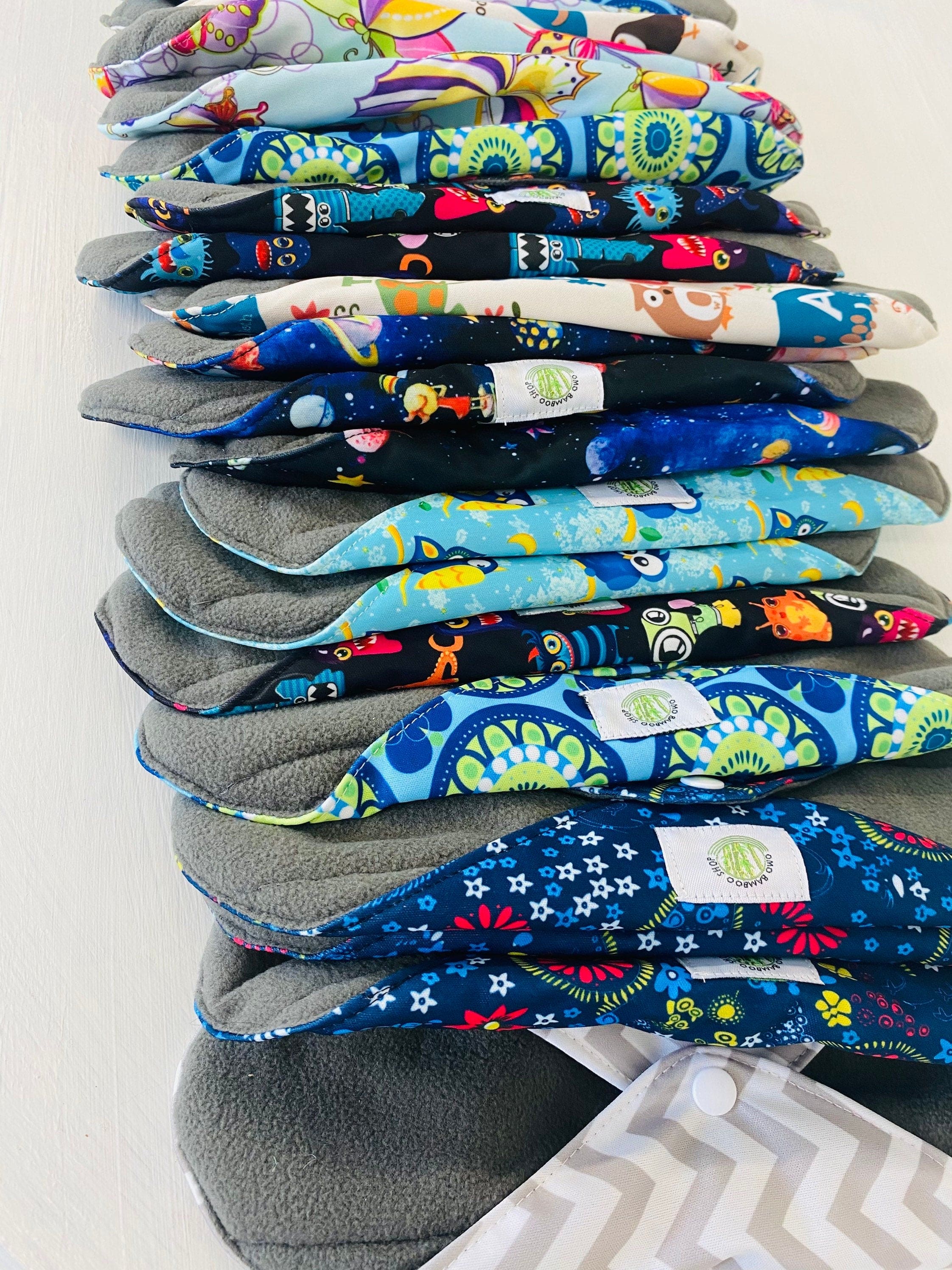 Large Reusable Sanitary Pads l Reusable Sanitary Pad Large l Natural Sanitary Pad l Bamboo Sanitary Pad l Pad for heavy flow