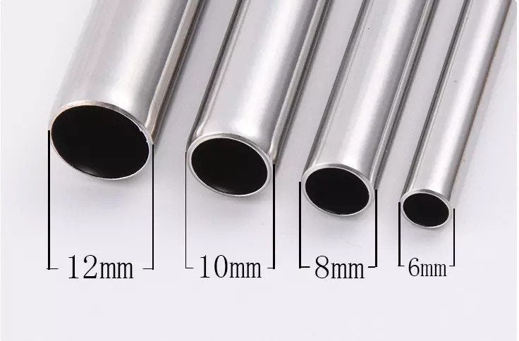 One Large stainless steel straws
