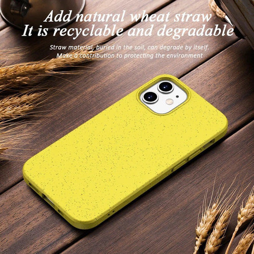 100% Biodegradable Wheat Straw iPhone Case
