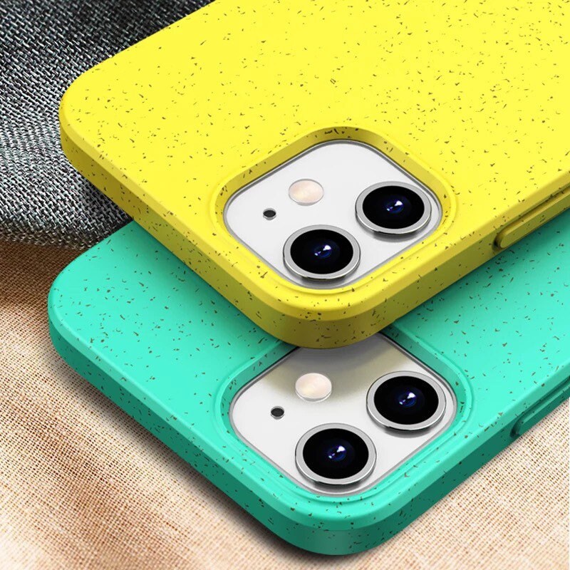 100% Biodegradable Wheat Straw iPhone Case