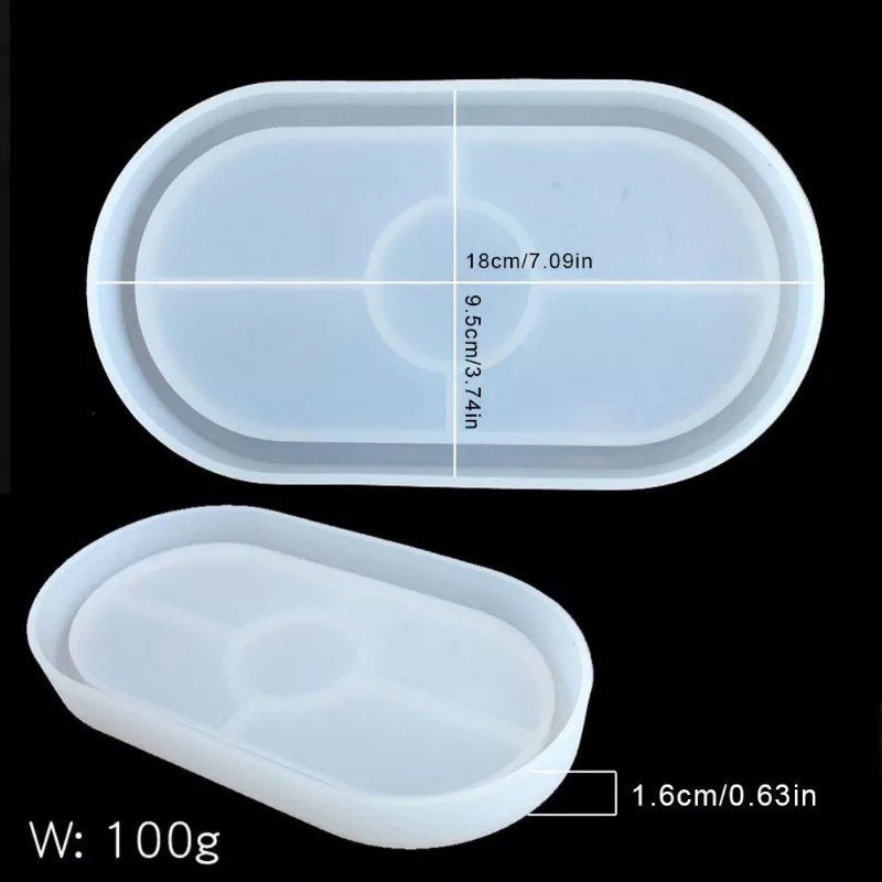 Reusable Mold | Silicone Mold for Tray Trinket | Mold for Resin Cement Jesmonite | Brand New Mould