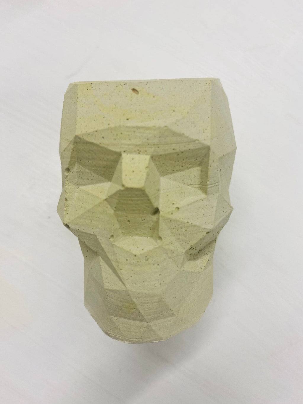 Geometry Cement Skull l Plant Pot l Mini