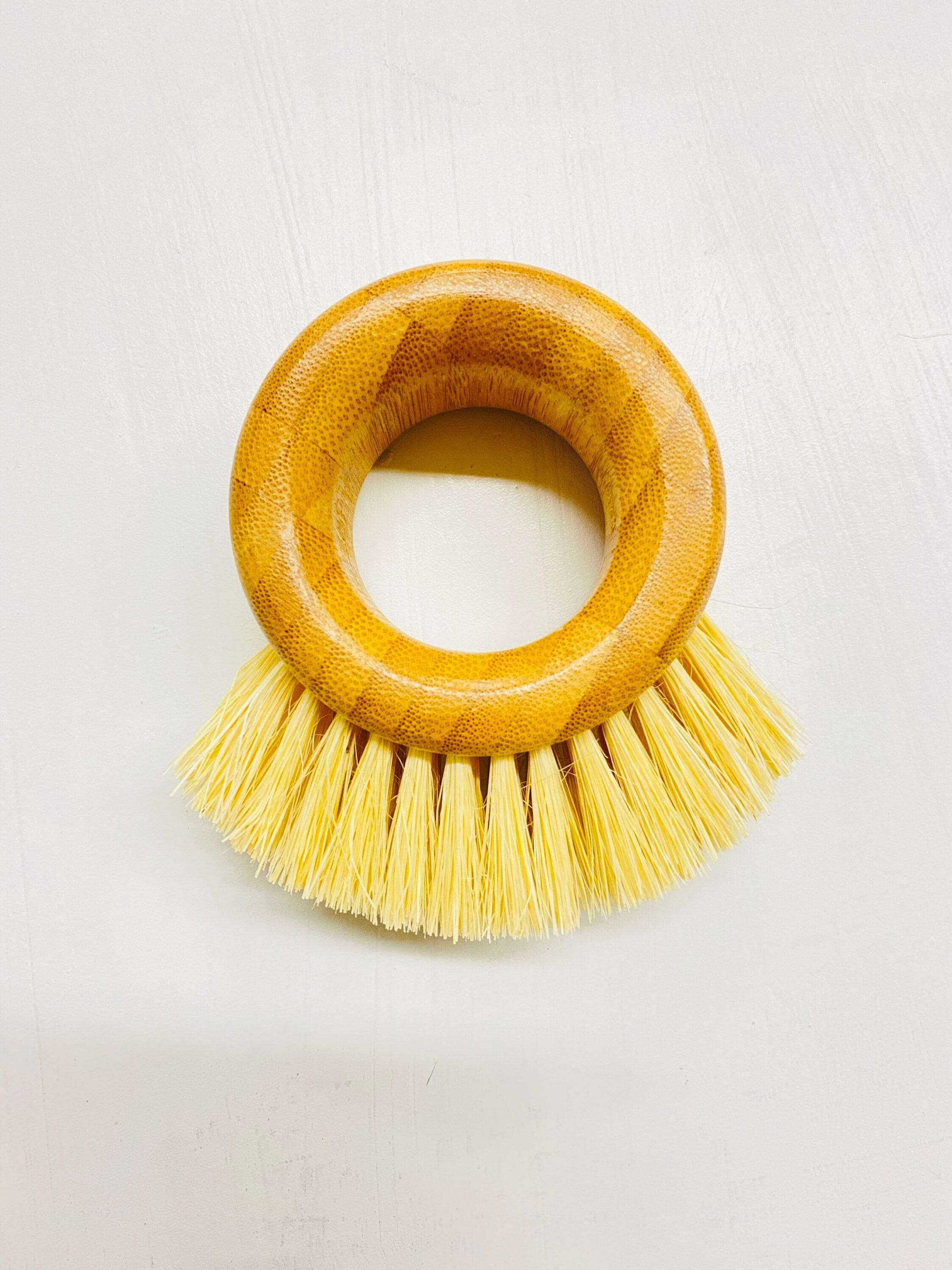 Bamboo Sisal Kitchen Ring Brush