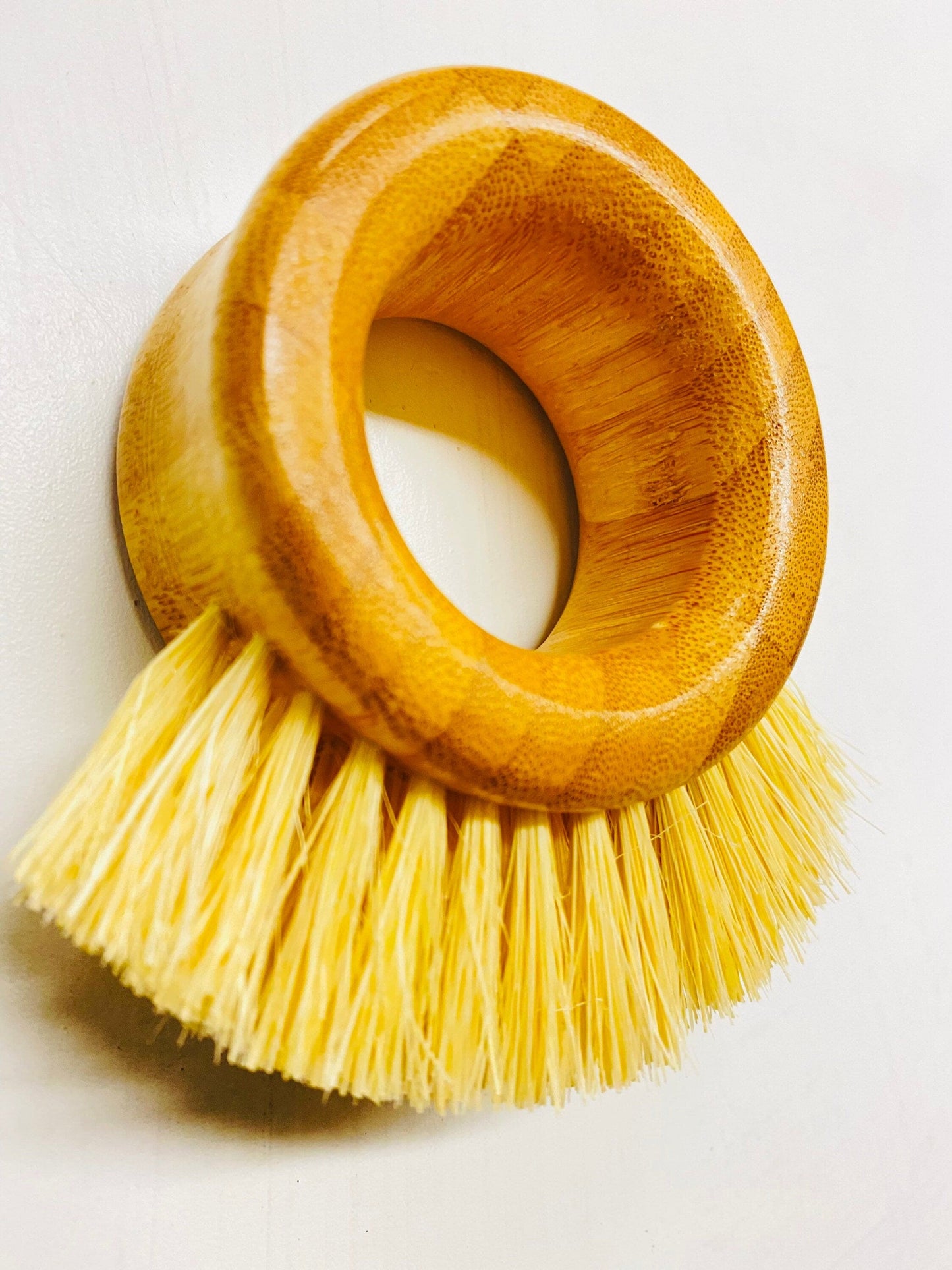 Bamboo Sisal Kitchen Ring Brush
