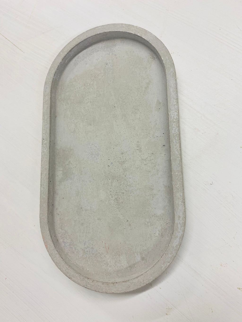 Concrete Oval Trinket | Concrete Tray