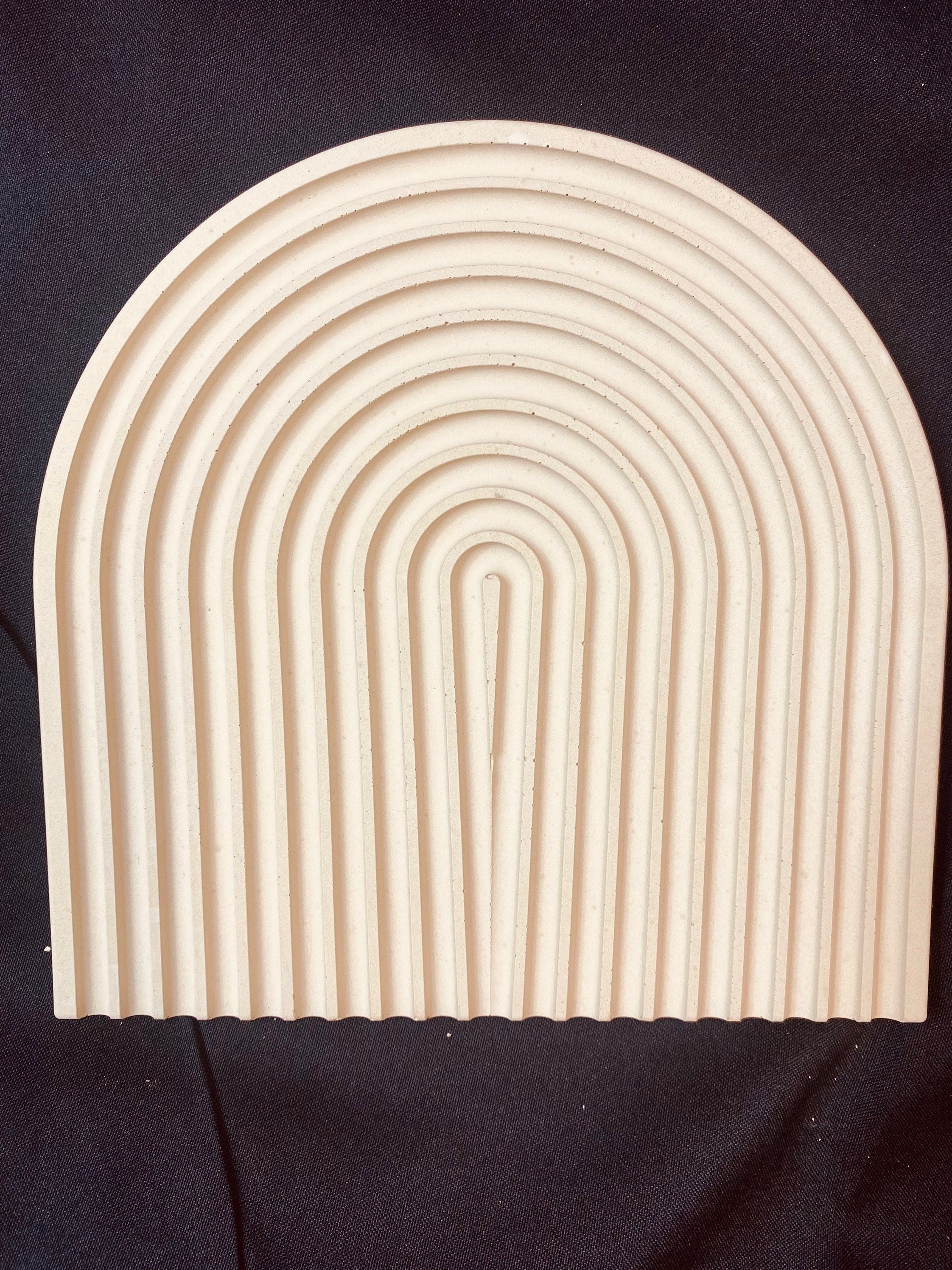 Large Arch Tray | Decorative Arch Tray | Cement Tray | Tray | Handmade Tray | Tray for jewelry