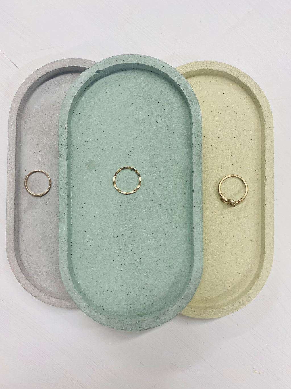 Concrete Oval Trinket | Concrete Tray