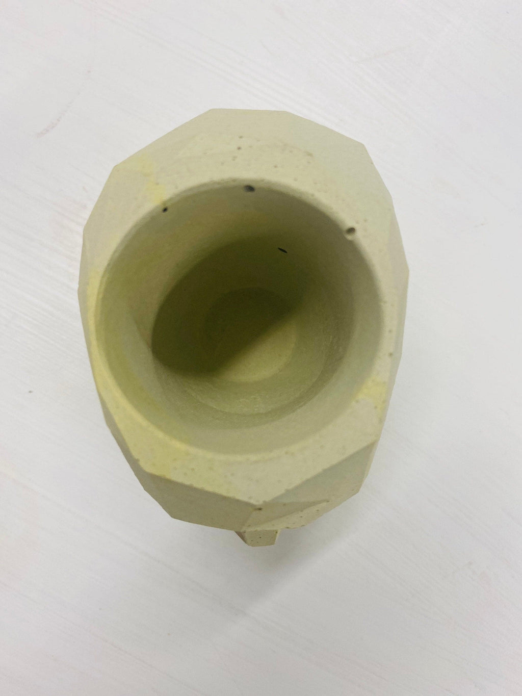 Geometry Cement Skull l Plant Pot l Mini