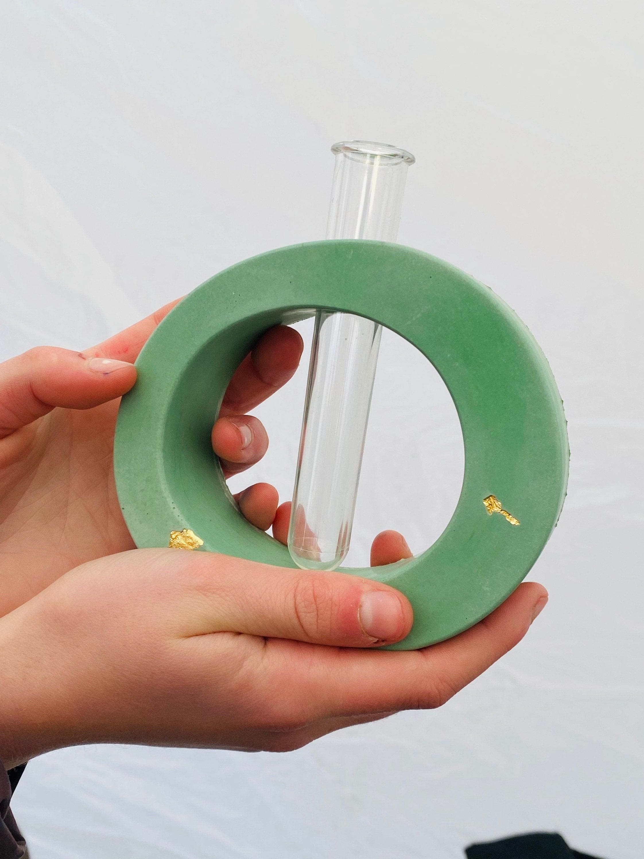 Cement Geometry Vase | Home Decor