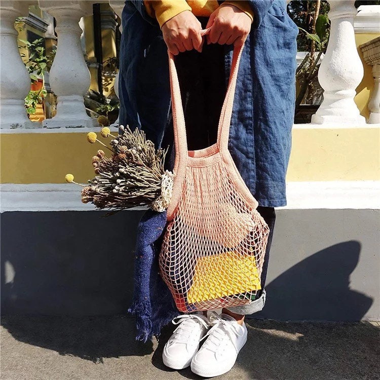 Shoulder length String Market Bag