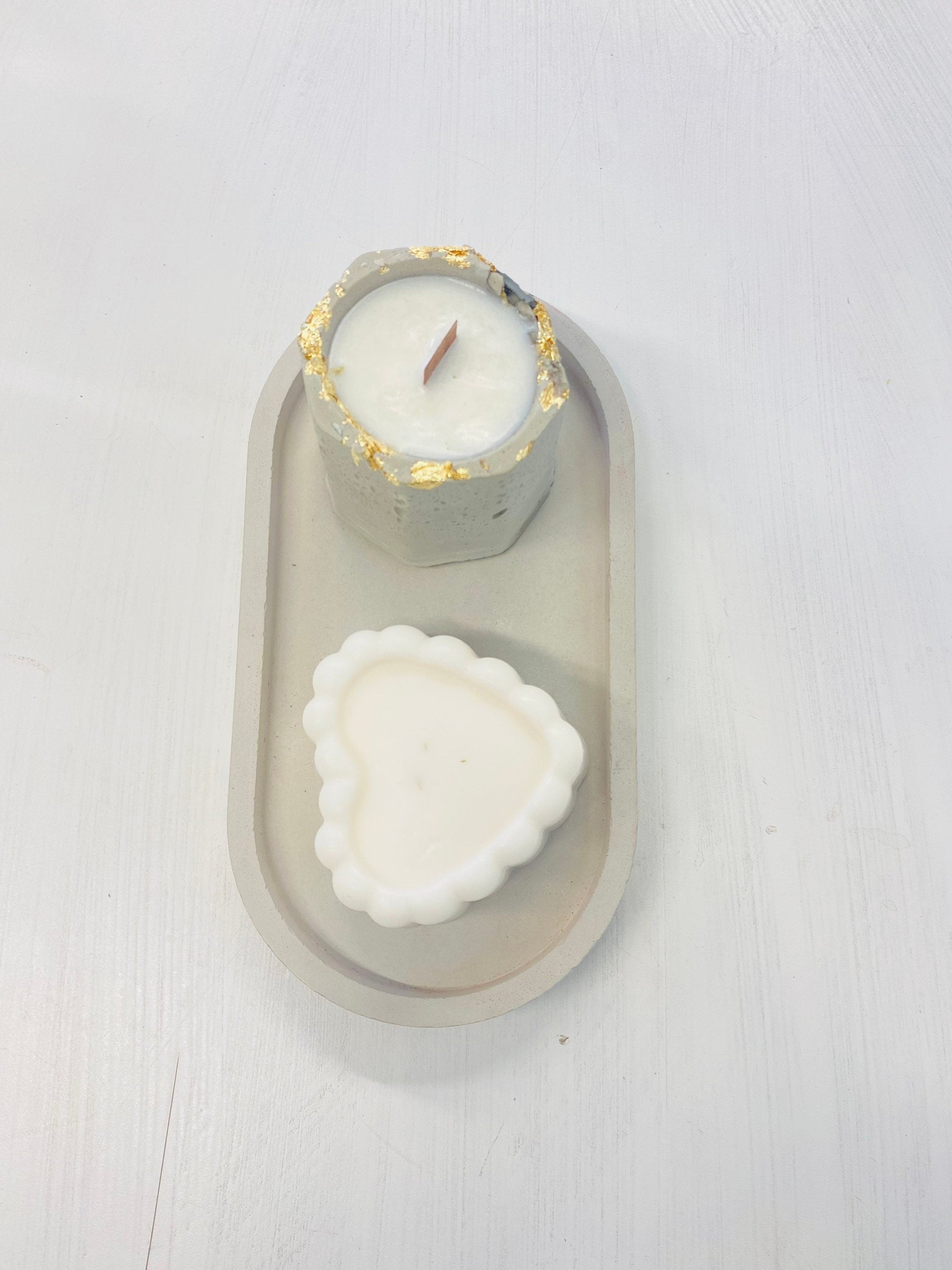 Concrete Oval Trinket | Concrete Tray