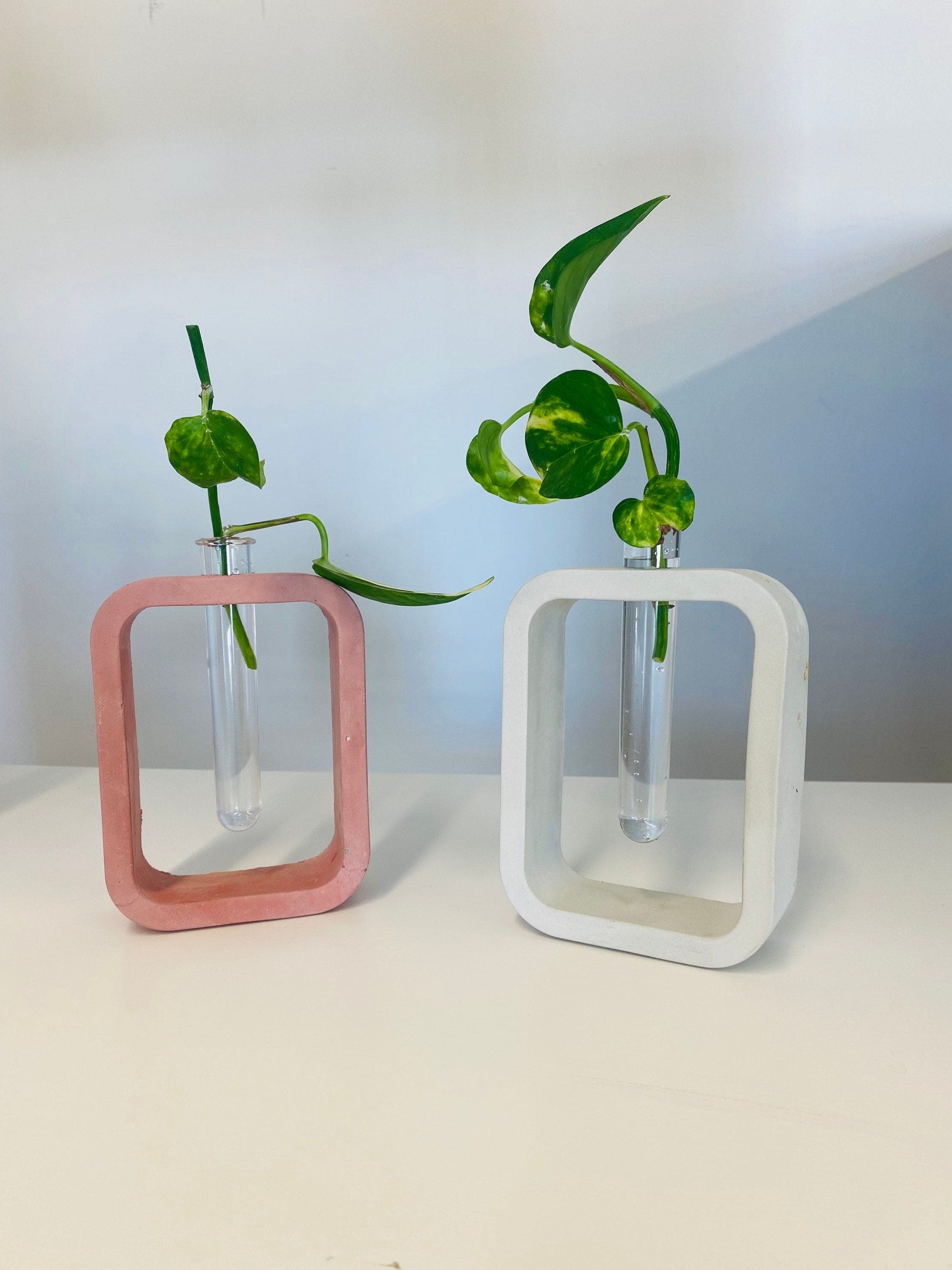 Cement Geometry Vase | Home Decor