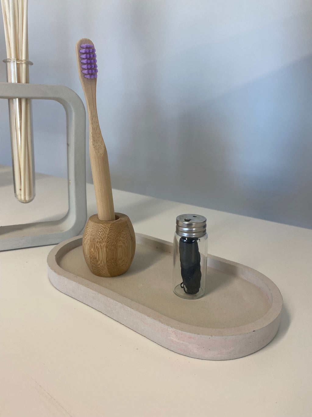 Bamboo Toothbrush Holder