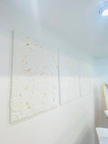 Set of 3 Textured Art l Handmade Textured Art l Textured Art for Large Spaces l Minimalist Textured Art l Abstract Art