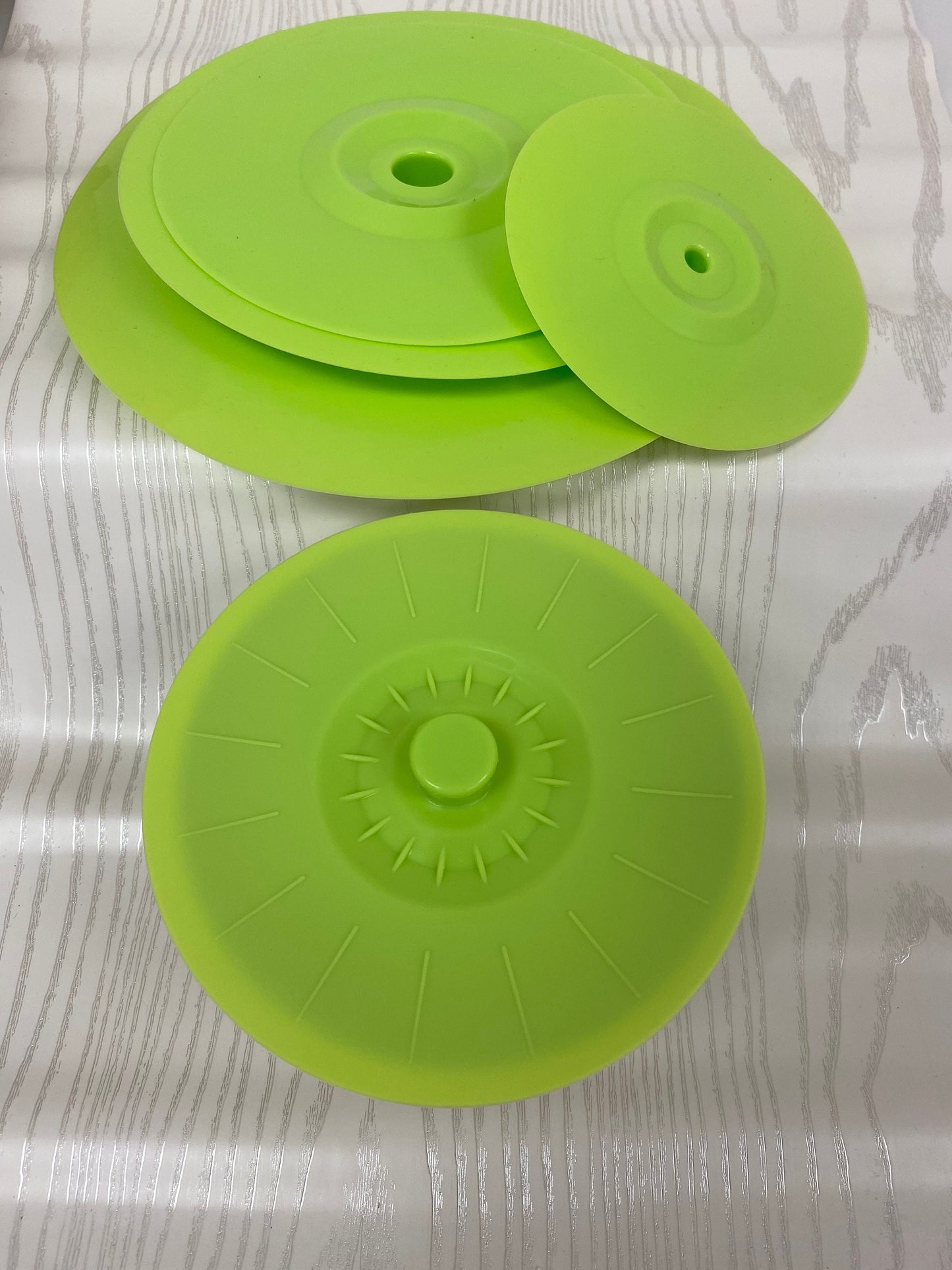 5pcs Silicone Food Cover With Grip