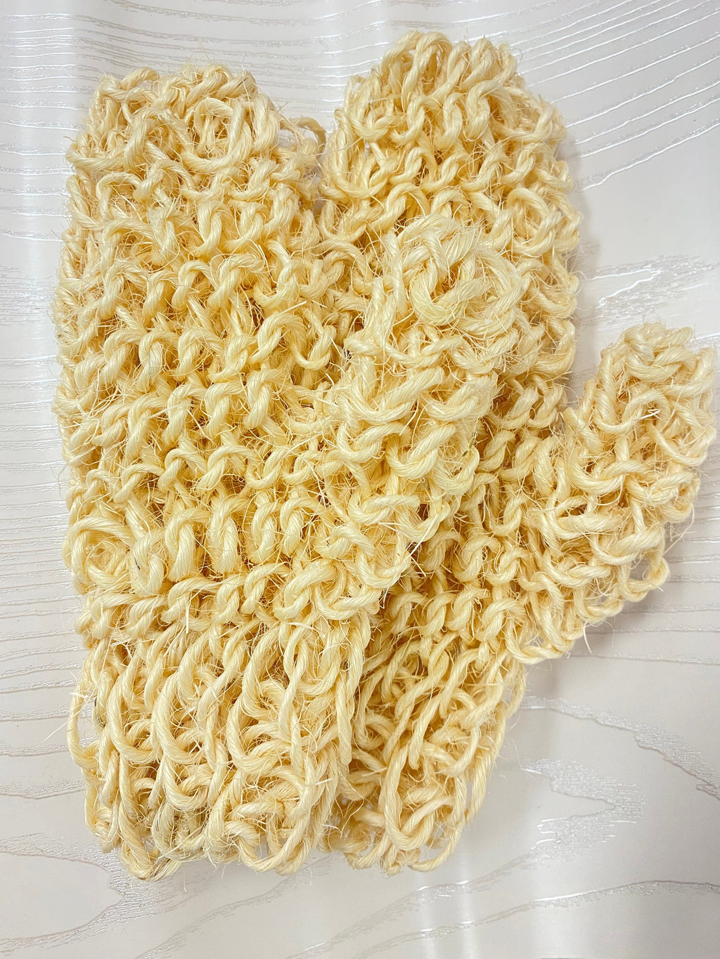 Pair of Natural Exfoliating Gloves l Exfoliating Gloves l Zero Waste Gloves l Gloves for Exfoliating