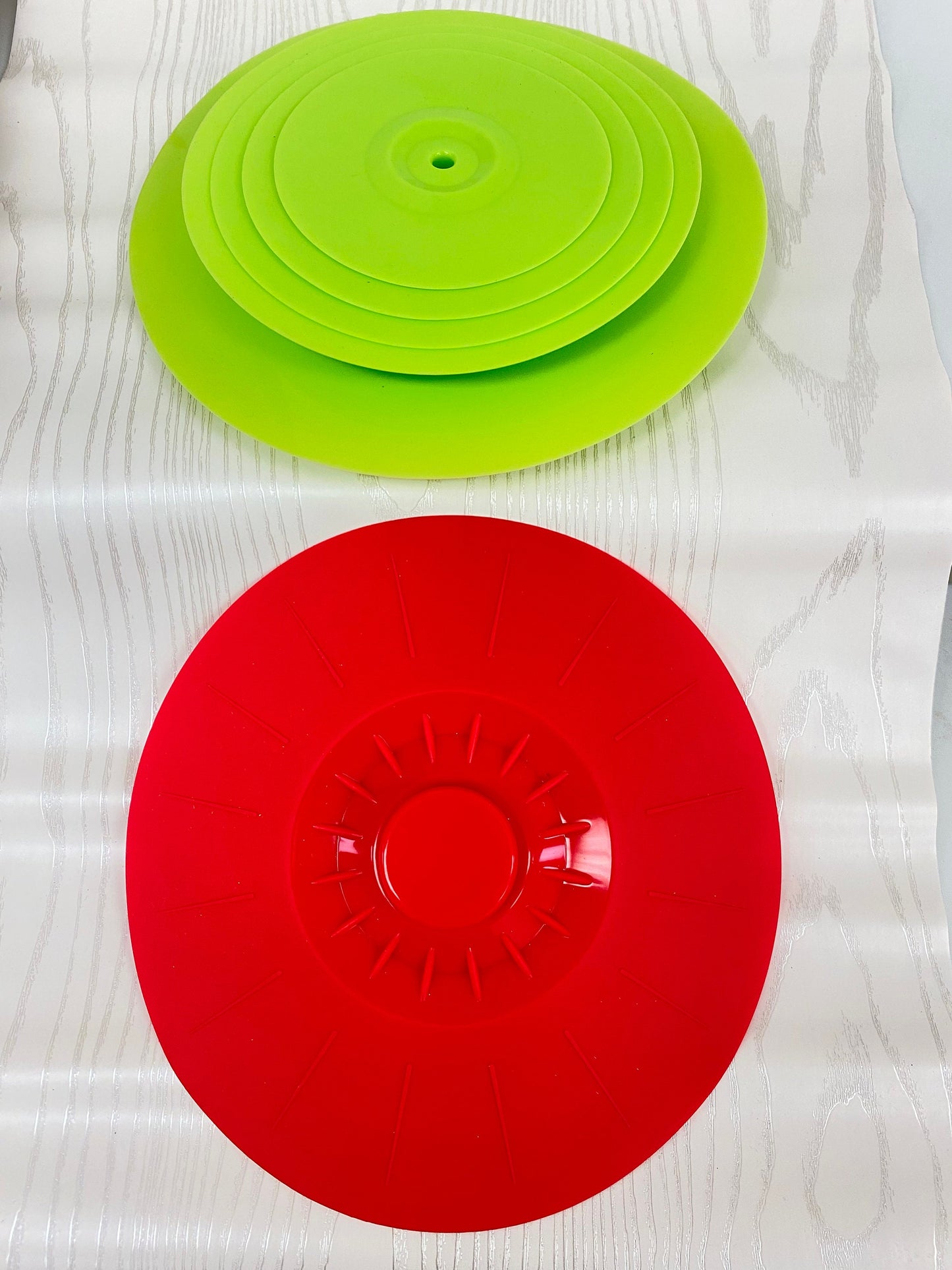 5pcs Silicone Food Cover With Grip