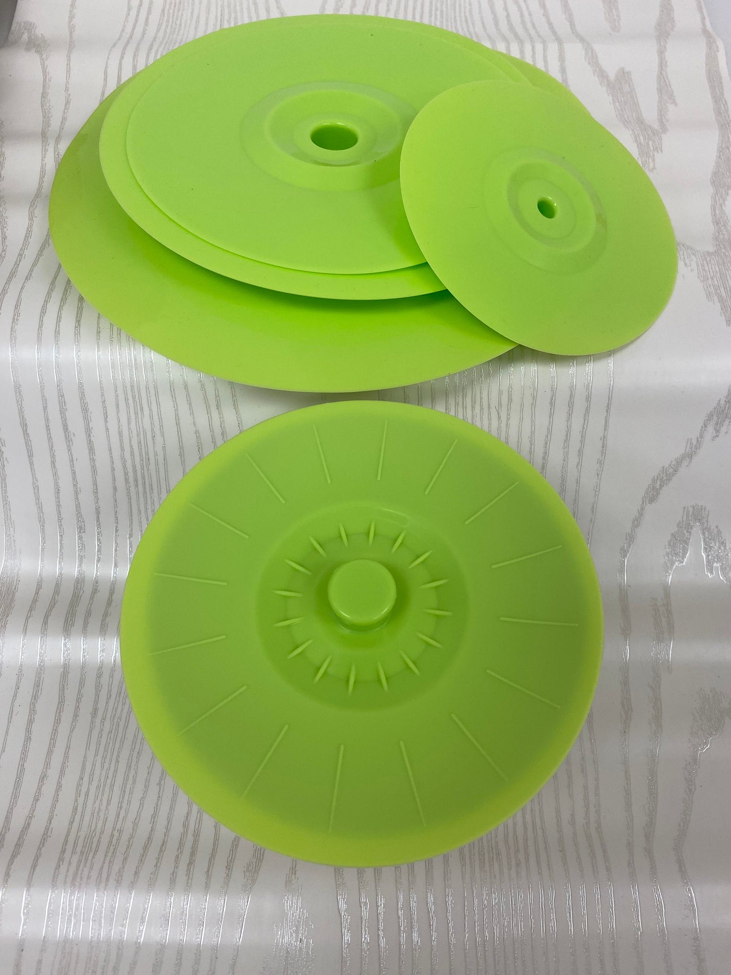 5pcs Silicone Food Cover With Grip