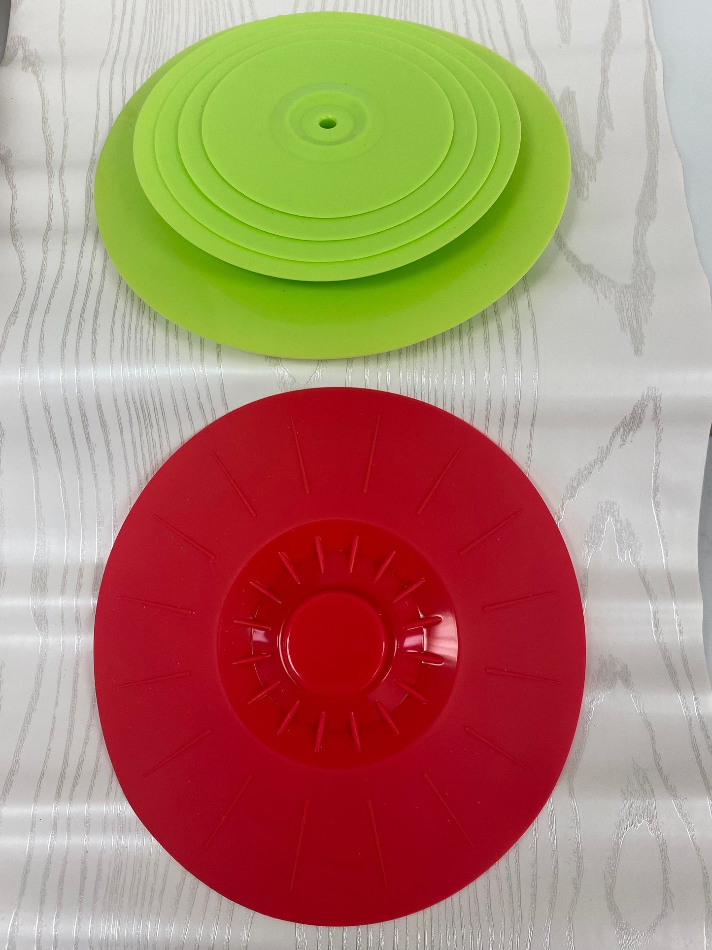 5pcs Silicone Food Cover With Grip