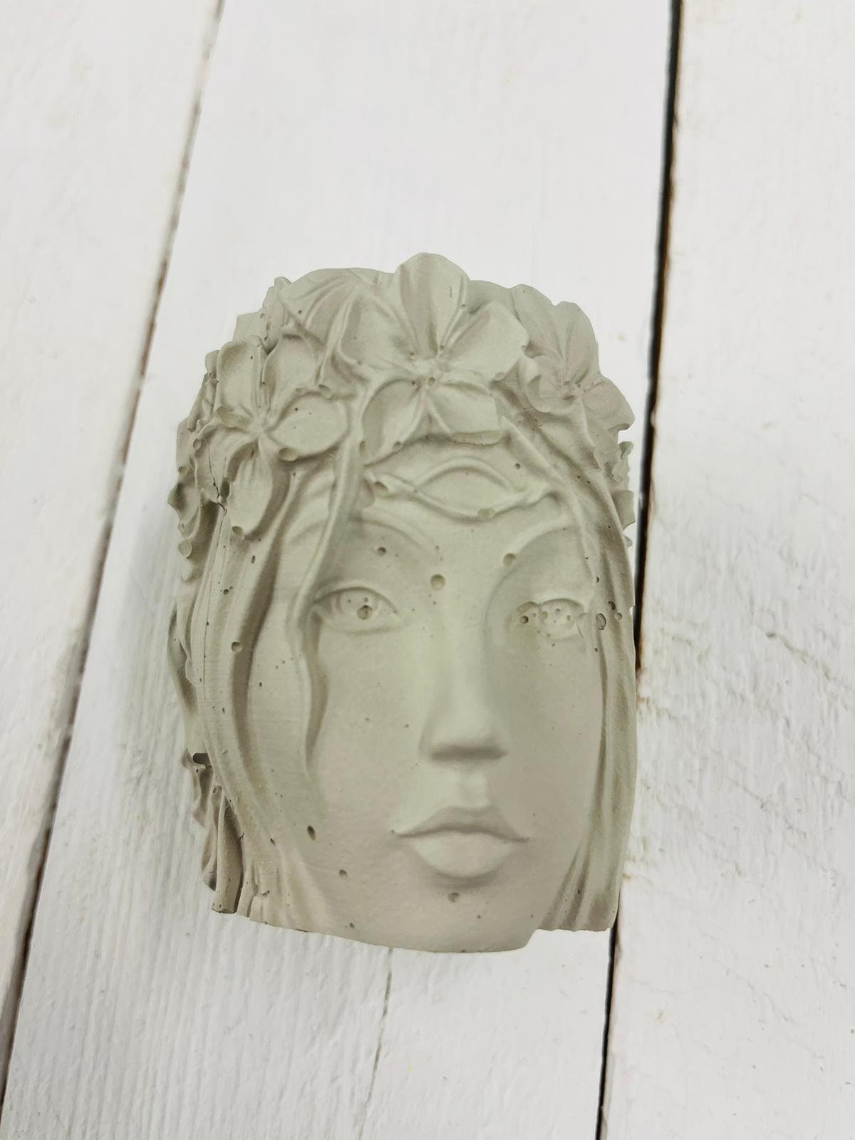 Mini Cement Holder l Floral Head Holder