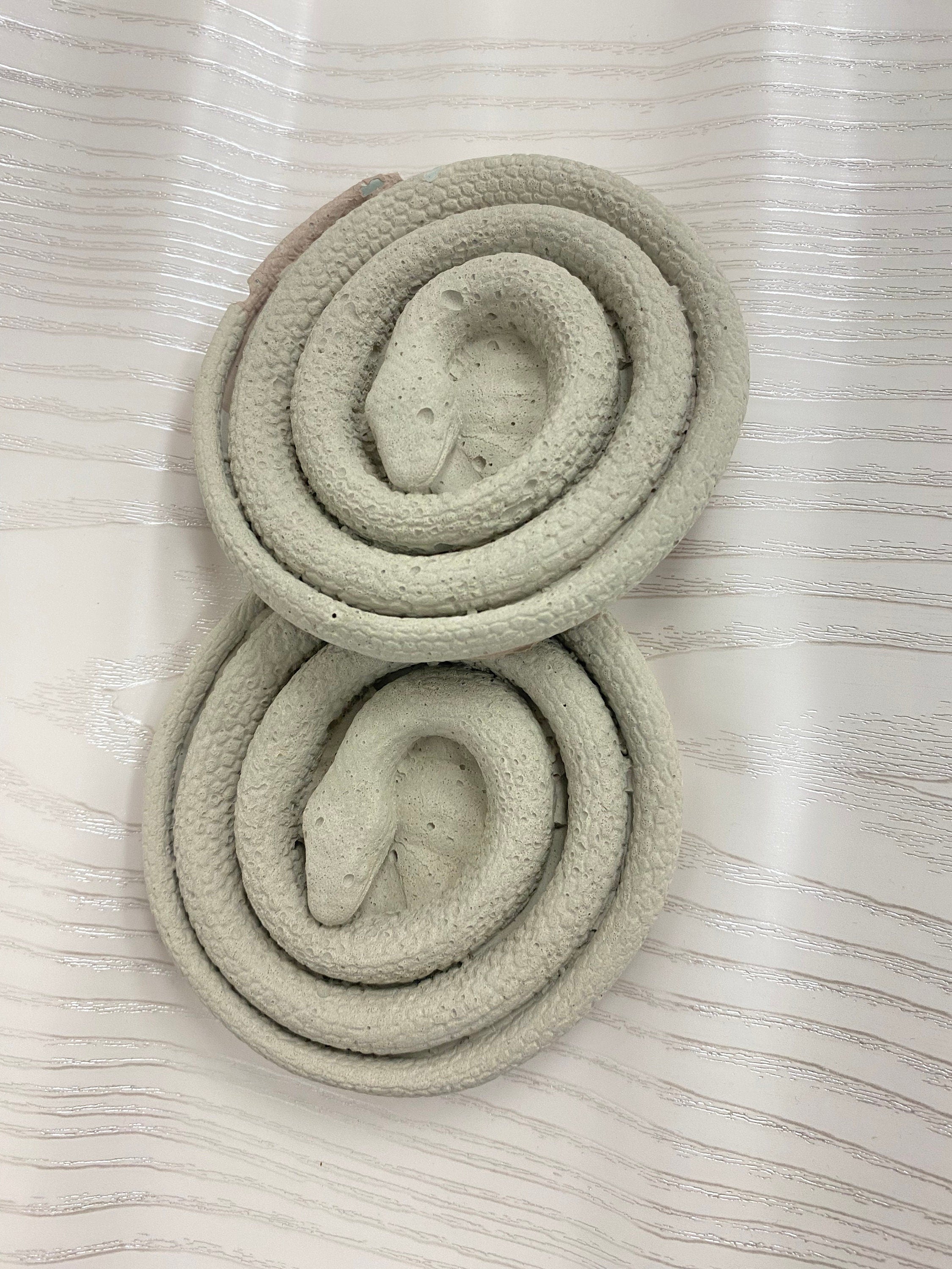 Cement Snake Coasters l Cement Snake