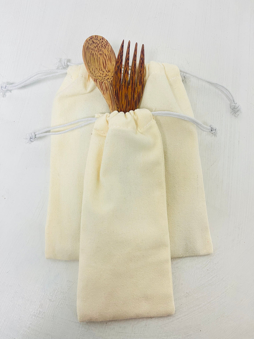 Coconut Cutlery Set l Wooden Cutlery Set