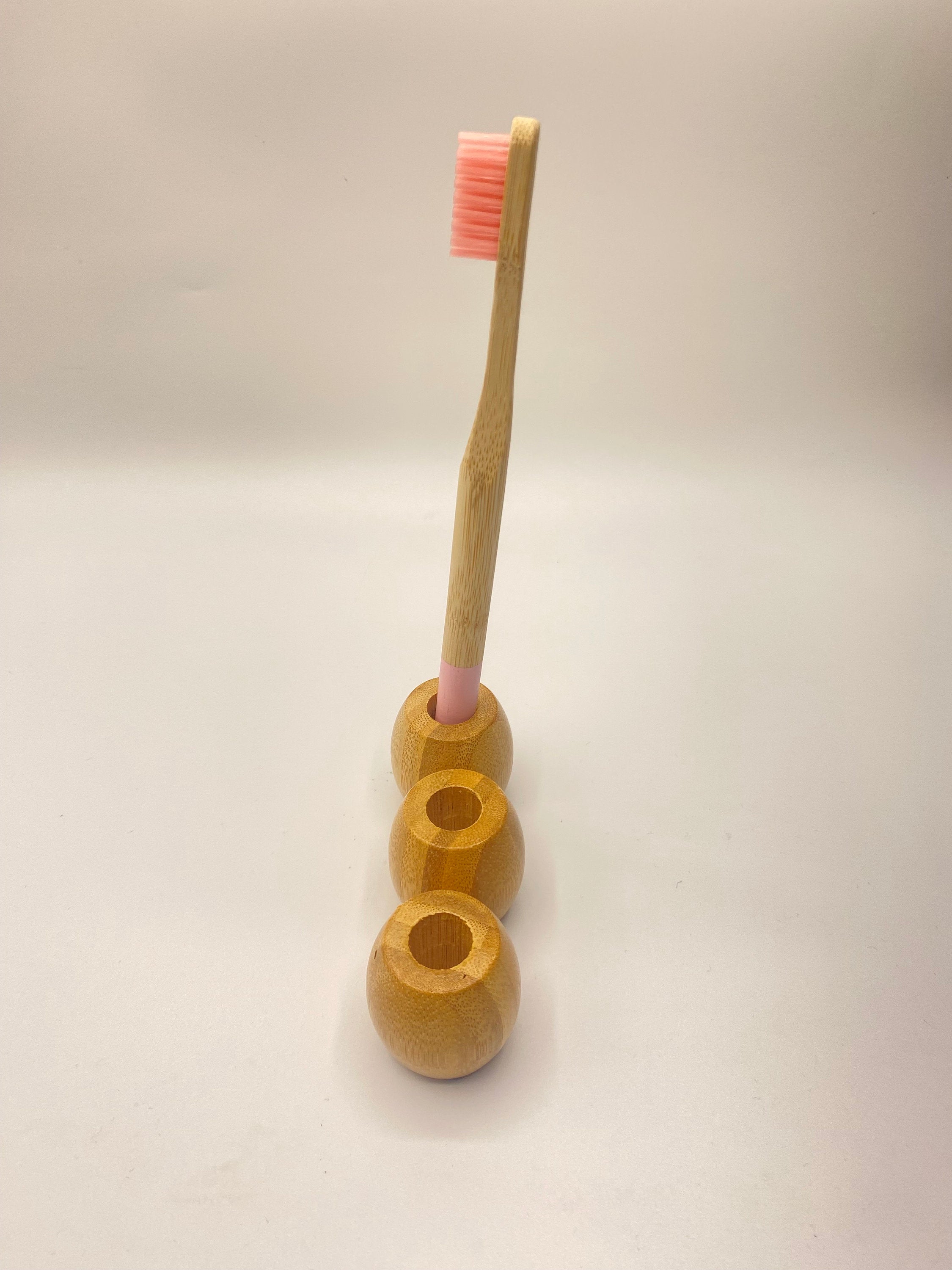 Bamboo Toothbrush Holder