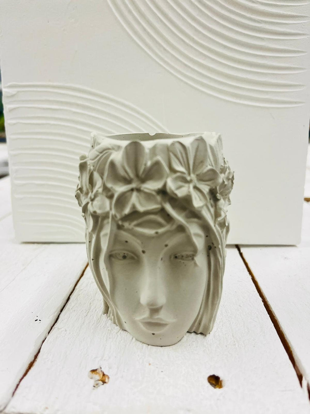 Mini Cement Holder l Floral Head Holder