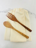 Coconut Cutlery Set l Wooden Cutlery Set